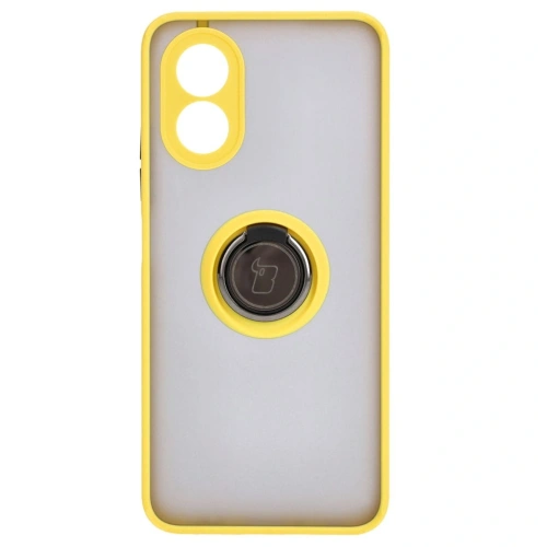 Buy Bizon Case Hybrid Ring Oppo A38 4G smoky with a yellow frame - BIZ3840 - {ean13} - Home Screen Store Europe