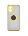 Buy Bizon Case Hybrid Ring Oppo A38 4G smoky with a yellow frame - BIZ3840 - {ean13} - Home Screen Store Europe