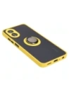 Buy Bizon Case Hybrid Ring Oppo A38 4G smoky with a yellow frame - BIZ3840 - {ean13} - Home Screen Store Europe
