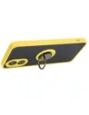 Buy Bizon Case Hybrid Ring Oppo A38 4G smoky with a yellow frame - BIZ3840 - {ean13} - Home Screen Store Europe