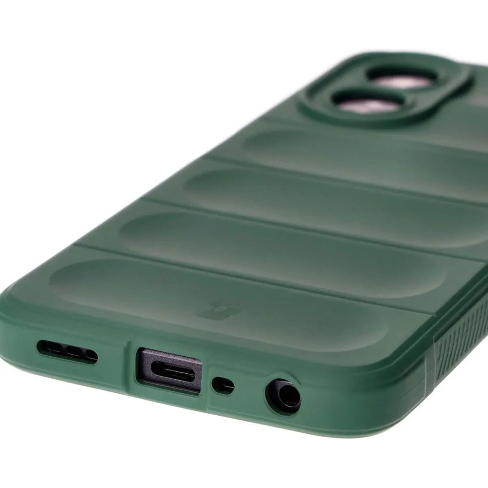 Pancerne etui Bizon Case Tur do Oppo A38 4G ciemnozielone