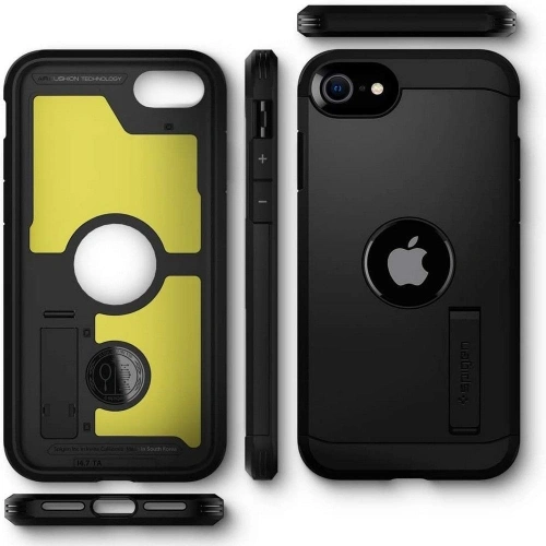 Kup Spigen Apple Schutzhülle Tough Armor iPhone SE 2022/SE 2020 Schwarz - SPN1073BLK - {ean13} - Sklep Home Screen