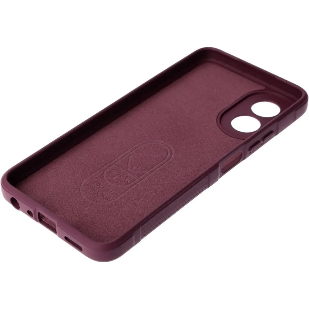 Pancerne etui Bizon Case Tur do Oppo A38 4G ciemnofioletowe