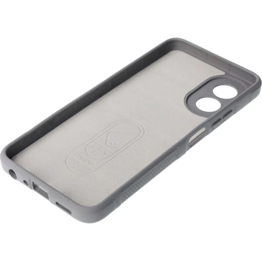 Pancerne etui Bizon Case Tur do Oppo A38 4G jasnoszare