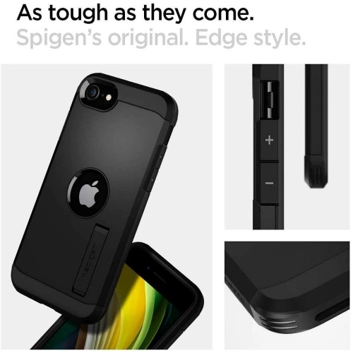 Kup Spigen Apple Schutzhülle Tough Armor iPhone SE 2022/SE 2020 Schwarz - SPN1073BLK - {ean13} - Sklep Home Screen