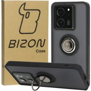 Kup Bizon Case Hybrid Gyűrű Xiaomi 13T Pro / 13T füstös fekete kerettel - BIZ3854 - {ean13} - Sklep Home Screen