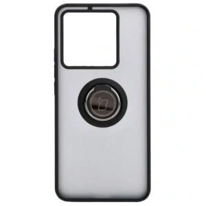 Kup Etui z uchwytem na palec Bizon Case Hybrid Ring do Xiaomi 13T Pro / 13T przydymione z czarną ramką - BIZ3854 - {ean13} - Sklep Home Screen