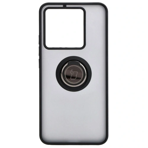 Kup Etui z uchwytem na palec Bizon Case Hybrid Ring do Xiaomi 13T Pro / 13T przydymione z czarną ramką - BIZ3854 - {ean13} - Sklep Home Screen