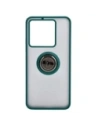 Kup Etui z uchwytem na palec Bizon Case Hybrid Ring do Xiaomi 13T Pro / 13T przydymione z ciemnozieloną ramką - BIZ3855 - {ean13} - Sklep Home Screen