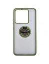 Buy Bizon Case Hybrid Ring Xiaomi 13T Pro / 13T smoky with a green frame - BIZ3856 - {ean13} - Home Screen Store Europe