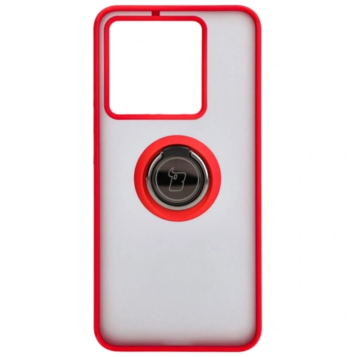 Kup Etui z uchwytem na palec Bizon Case Hybrid Ring do Xiaomi 13T Pro / 13T przydymione z czerwoną ramką - BIZ3857 - {ean13} - Sklep Home Screen