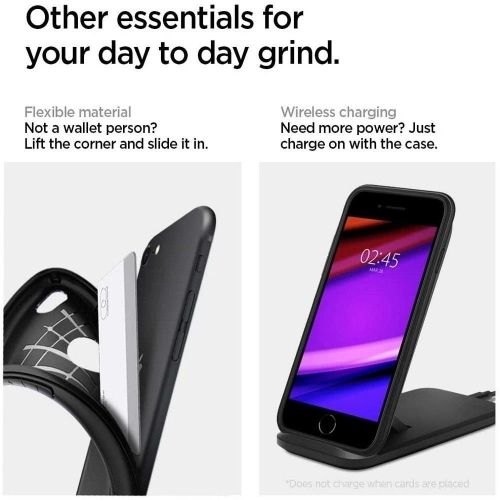 Kup Spigen Apple Schutzhülle Rugged Armor iPhone SE 2022/SE 2020 Schwarz - SPN1074BLK - {ean13} - Sklep Home Screen