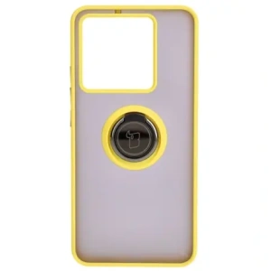 Kup Bizon Case Hybrid Ring Xiaomi 13T Pro / 13T fumuriu cu un cadru galben - BIZ3858 - {ean13} - Sklep Home Screen