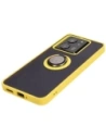 Kup Etui z uchwytem na palec Bizon Case Hybrid Ring do Xiaomi 13T Pro / 13T przydymione z żółtą ramką - BIZ3858 - {ean13} - Sklep Home Screen