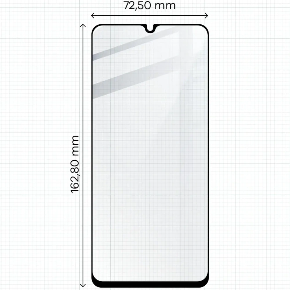 Szkło hartowane Bizon Glass Edge 2 do Redmi 13C/13C 5G/Poco C65