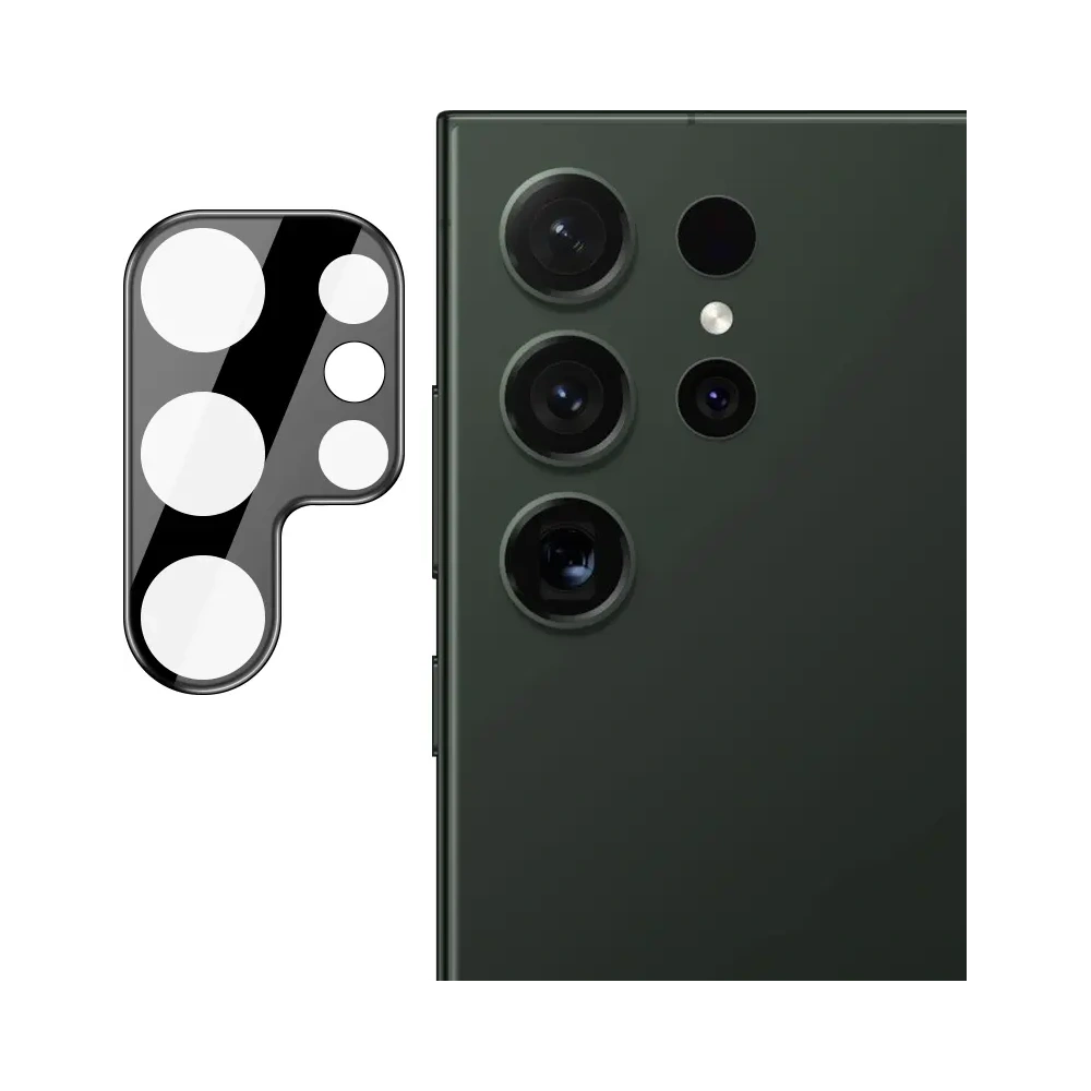 Szkło na aparat Bizon Glass Lens do Samsung Galaxy S24 Ultra [2 PACK]