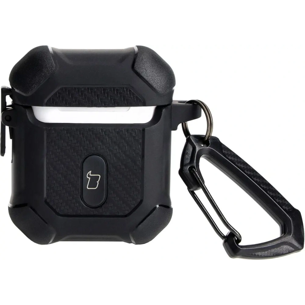Etui Bizon Case Headphone Armor do Apple Airpods 1/2 czarne