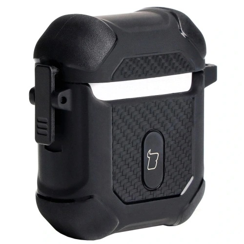 Kup Etui Bizon Case Headphone Armor do Apple Airpods 1/2 czarne - BIZ3874 - {ean13} - Sklep Home Screen