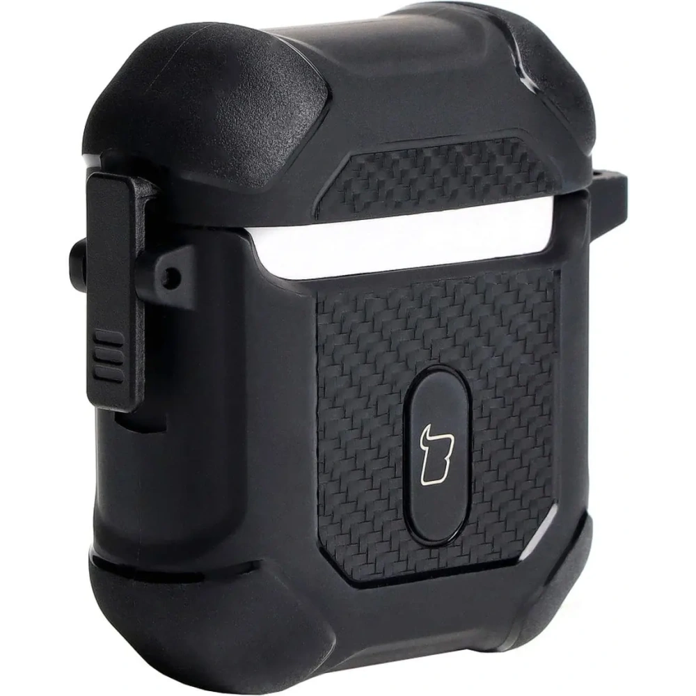 Etui Bizon Case Headphone Armor do Apple Airpods 1/2 czarne
