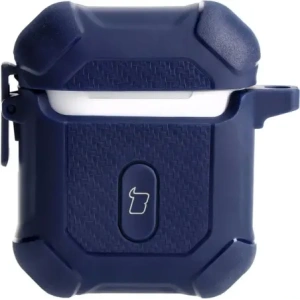 Kup Bizon Case Headphone Armor Apple Airpods 1/2 albastru marin - BIZ3875 - {ean13} - Sklep Home Screen