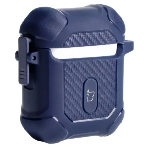 Kup Bizon Case Headphone Armor Apple Airpods 1/2 albastru marin - BIZ3875 - {ean13} - Sklep Home Screen
