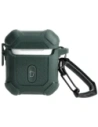 Etui Bizon Case Headphone Armor do Apple Airpods 1/2 tmavě zelené