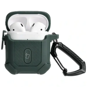Kup Bizon Case Headphone Armor Apple Airpods 1/2 verde închis - BIZ3876 - {ean13} - Sklep Home Screen