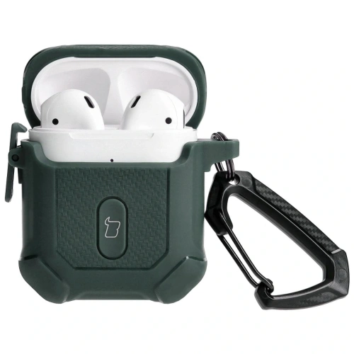 Kup Etui Bizon Case Headphone Armor do Apple Airpods 1/2 ciemnozielone - BIZ3876 - {ean13} - Sklep Home Screen