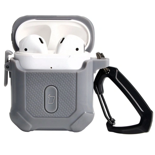 Kup Etui Bizon Case Headphone Armor do Apple Airpods 1/2 szare - BIZ3877 - {ean13} - Sklep Home Screen