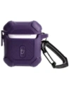 Etui Bizon Case Headphone Armor do Apple Airpods 1/2 fialové
