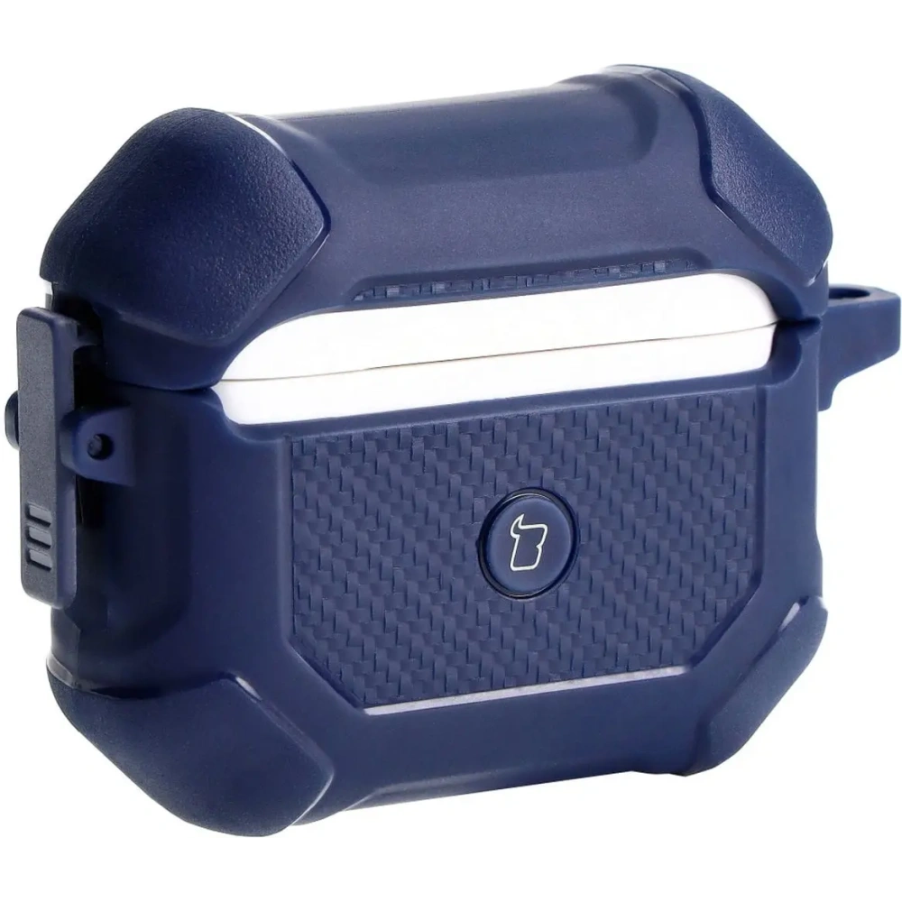Etui Bizon Case Headphone Armor do Apple Airpods 3 granatowe