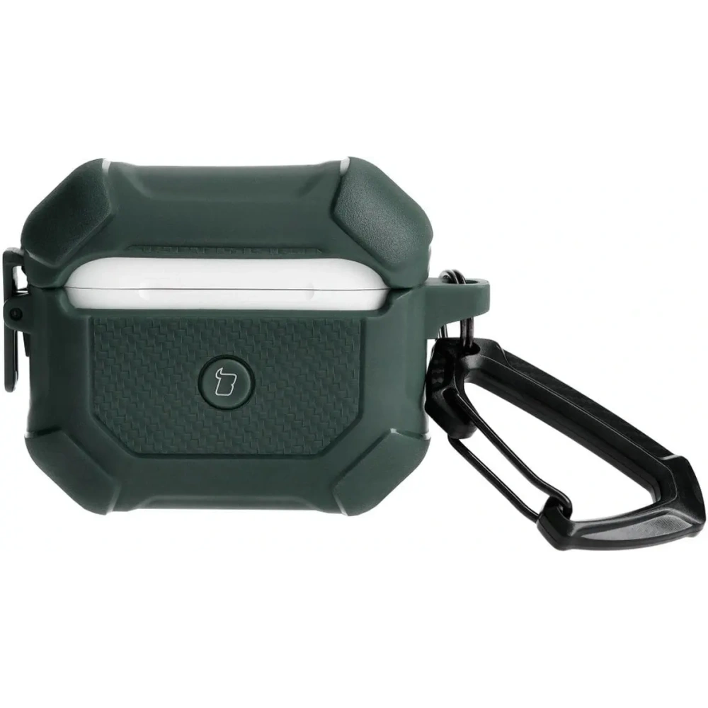 Etui Bizon Case Headphone Armor do Apple Airpods 3 ciemnozielone