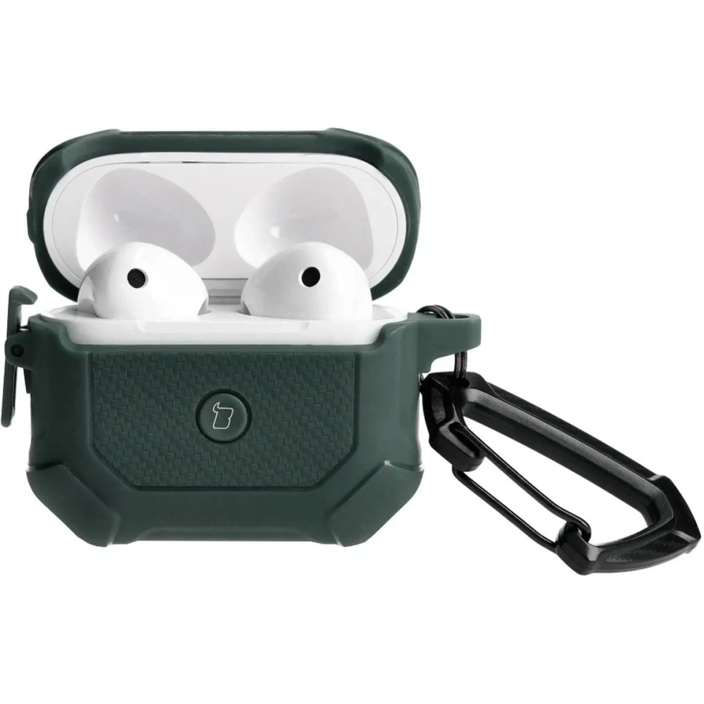 Etui Bizon Case Headphone Armor do Apple Airpods 3 ciemnozielone