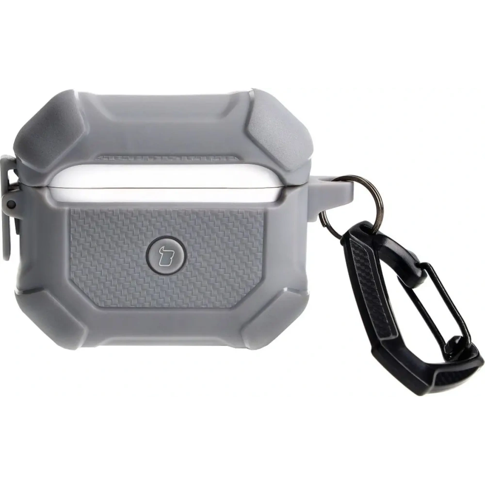 Etui Bizon Case Headphone Armor do Apple Airpods 3 szare