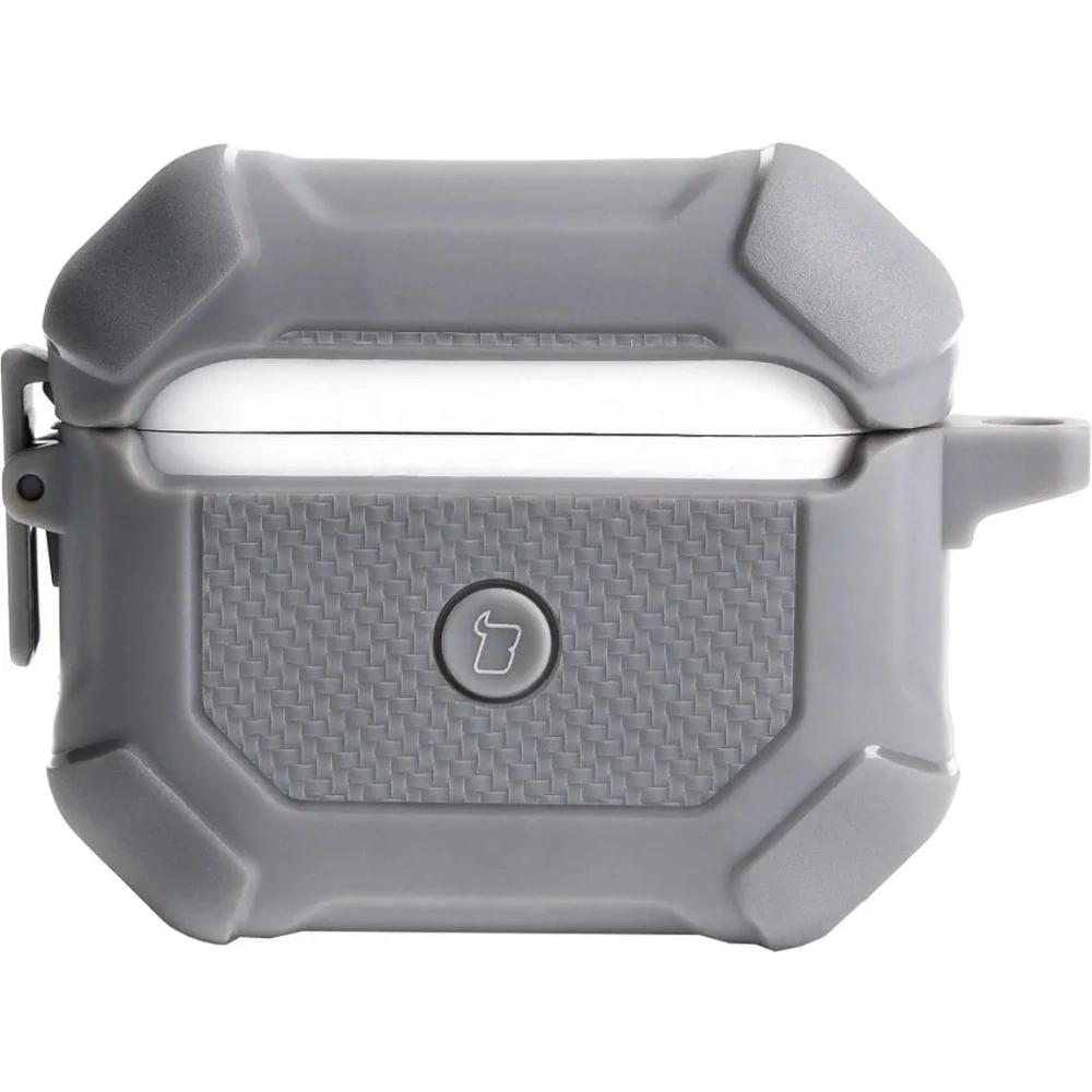 Etui Bizon Case Headphone Armor do Apple Airpods 3 szare