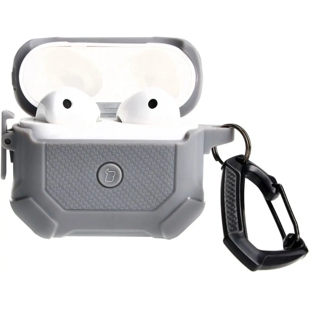 Etui Bizon Case Headphone Armor do Apple Airpods 3 szare