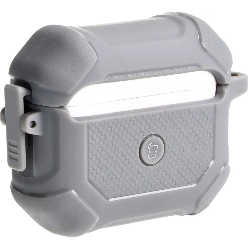 Etui Bizon Case Headphone Armor do Apple Airpods 3 szare