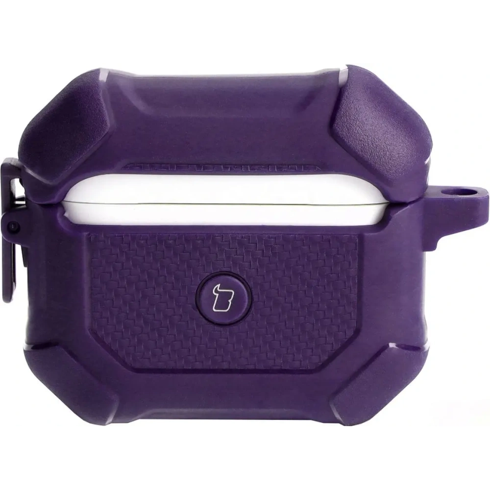 Etui Bizon Case Headphone Armor do Apple Airpods 3 fioletowe