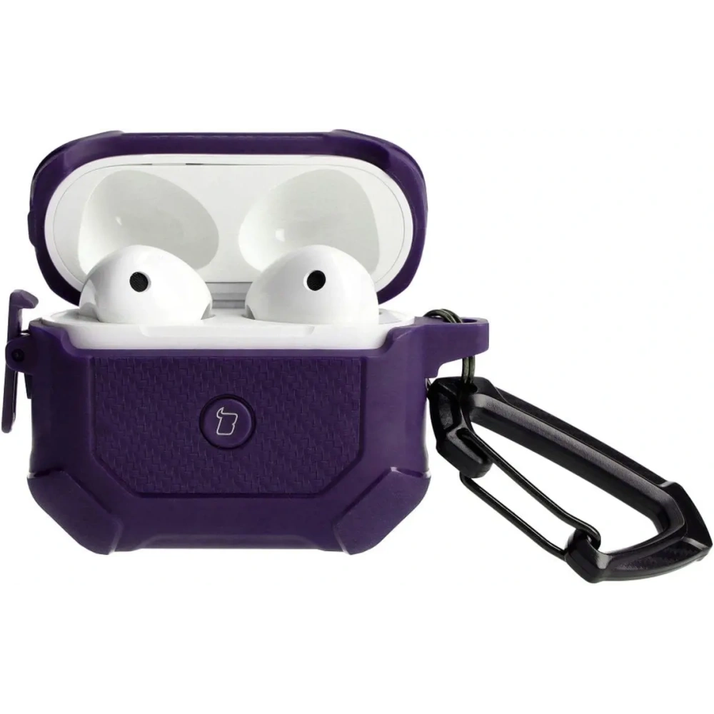 Etui Bizon Case Headphone Armor do Apple Airpods 3 fioletowe