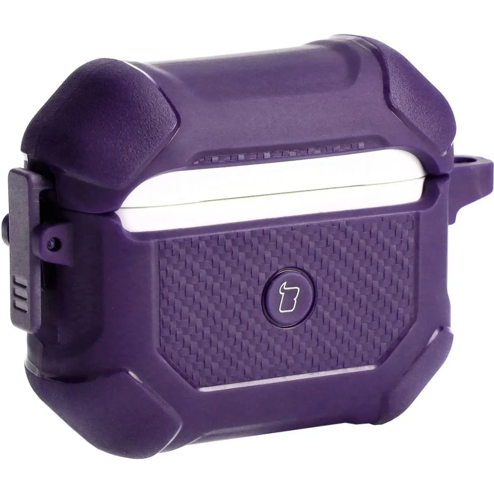 Etui Bizon Case Headphone Armor do Apple Airpods 3 fioletowe