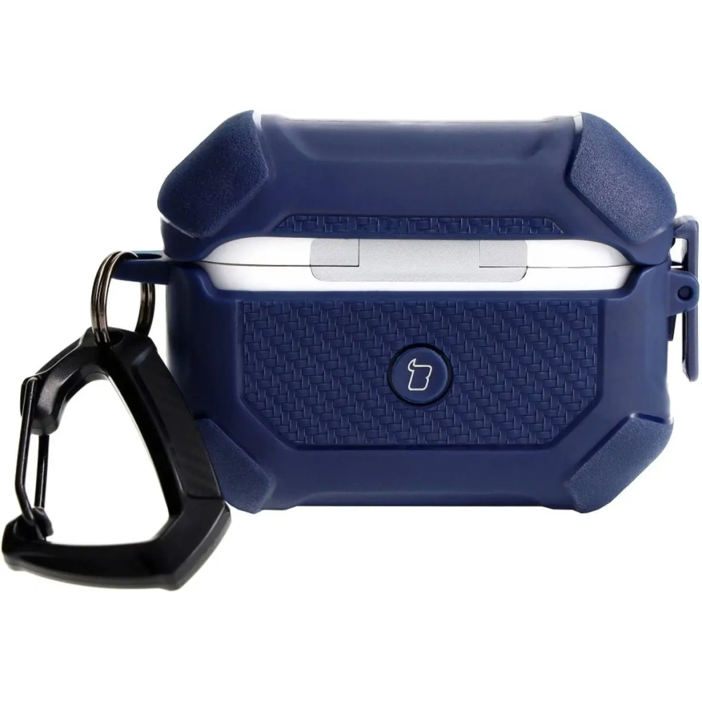 Etui Bizon Case Headphone Armor do Apple Airpods Pro 2 granatowe