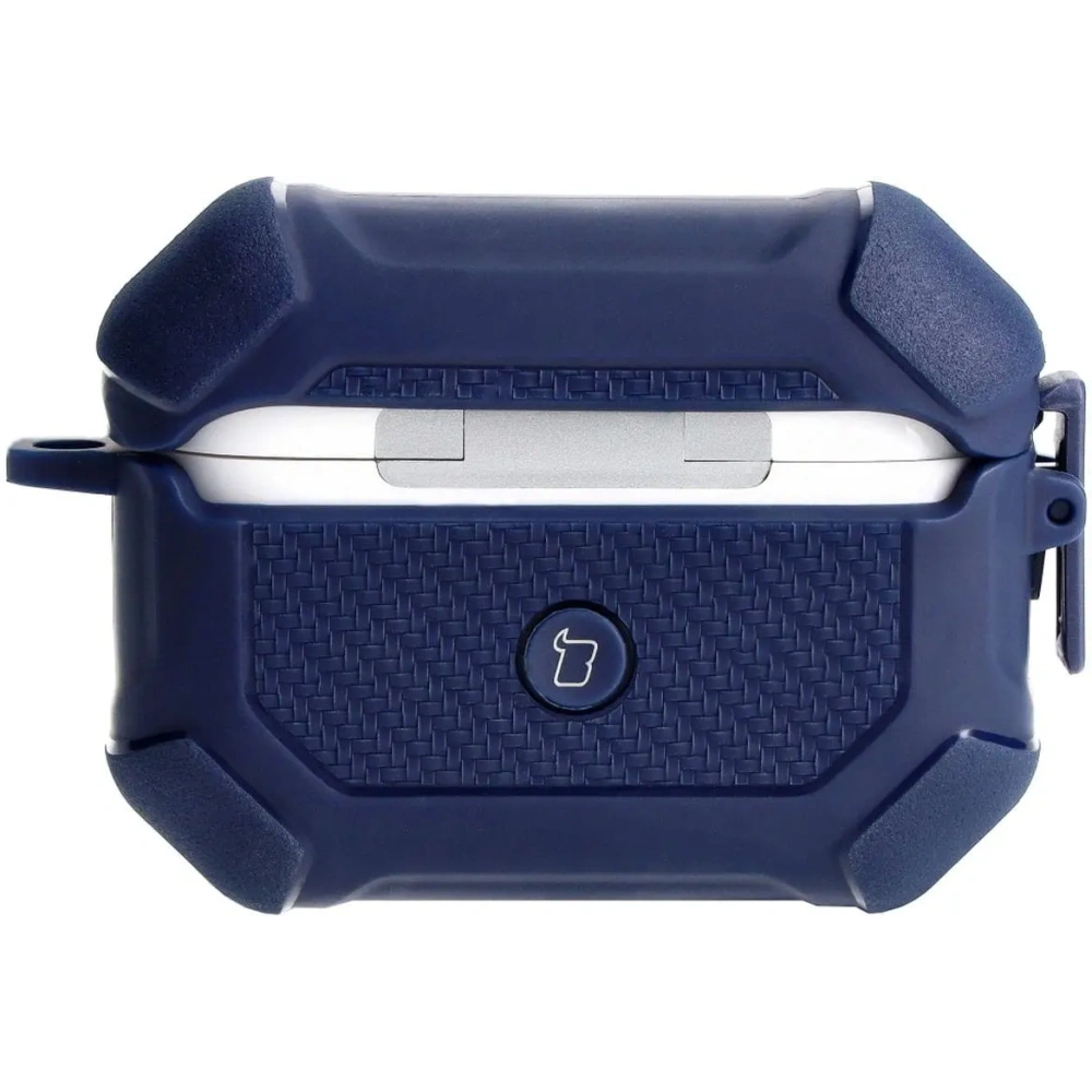 Etui Bizon Case Headphone Armor do Apple Airpods Pro 2 granatowe