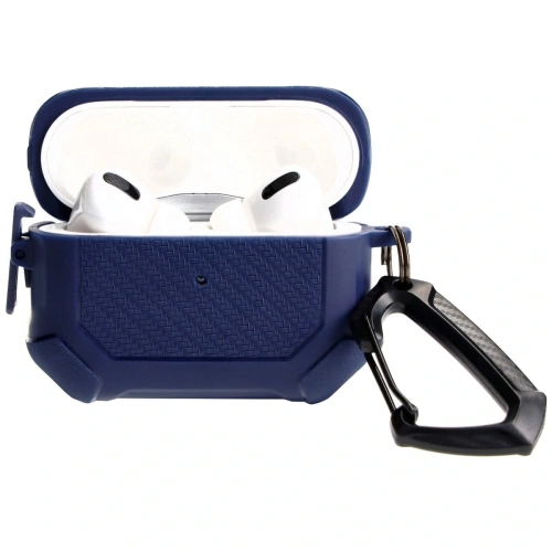 Kup Bizon Case Armură pentru Căști Apple Airpods Pro 2 albastru închis - BIZ3885 - {ean13} - Sklep Home Screen