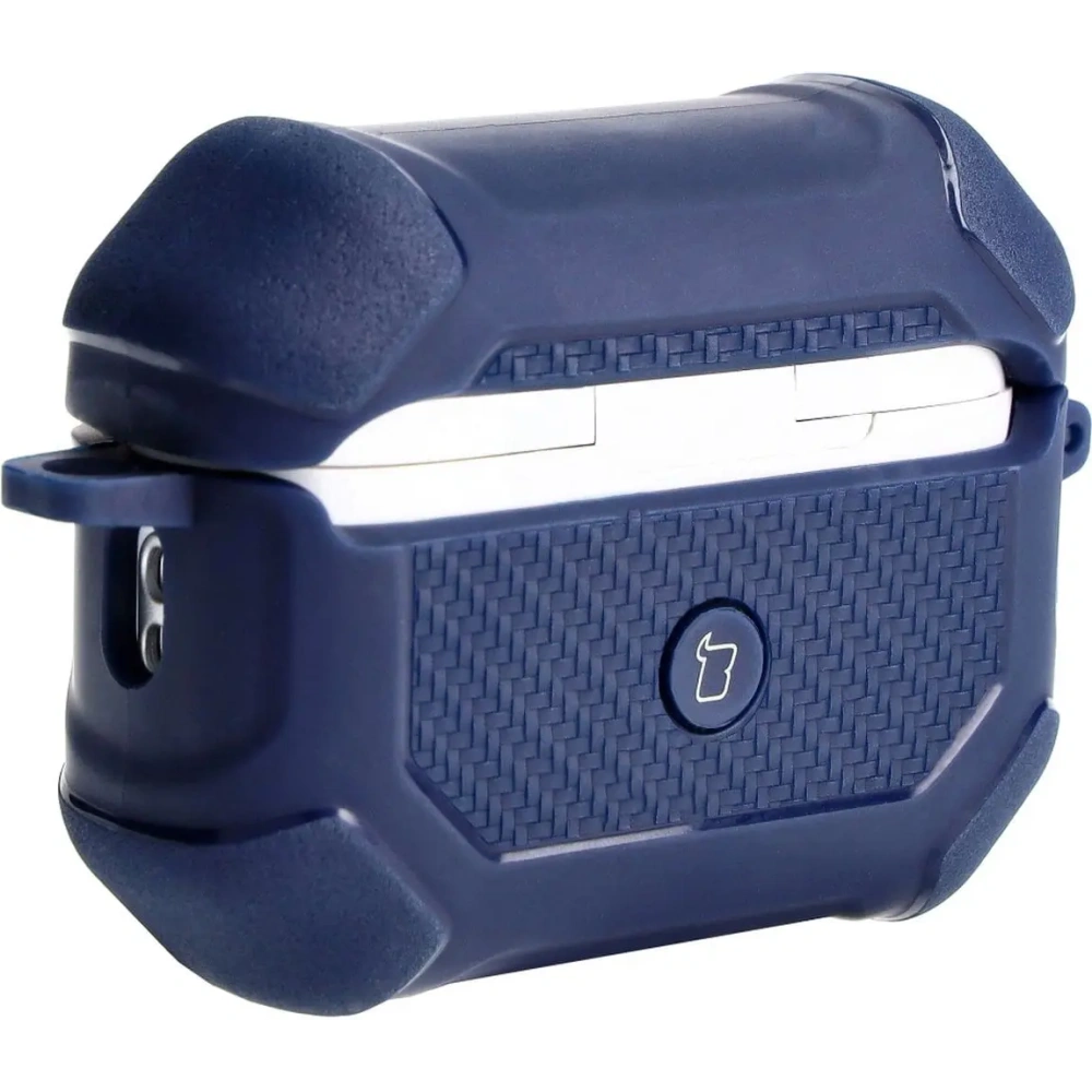 Etui Bizon Case Headphone Armor do Apple Airpods Pro 2 granatowe