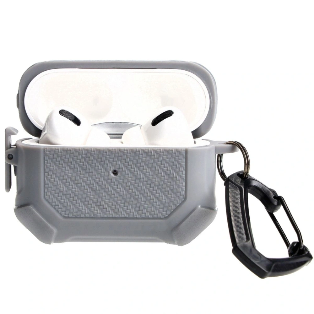 Etui Bizon Case Headphone Armor do Apple Airpods Pro 2 szare