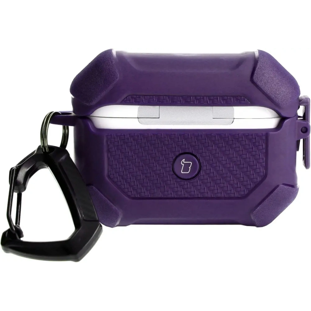 Etui Bizon Case Headphone Armor do Apple Airpods Pro 2 fioletowe