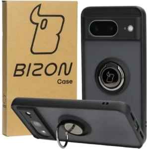 Kup Bizon Case Hybrid Ring Google Pixel 8 fumuriu cu un cadru negru - BIZ3889 - {ean13} - Sklep Home Screen