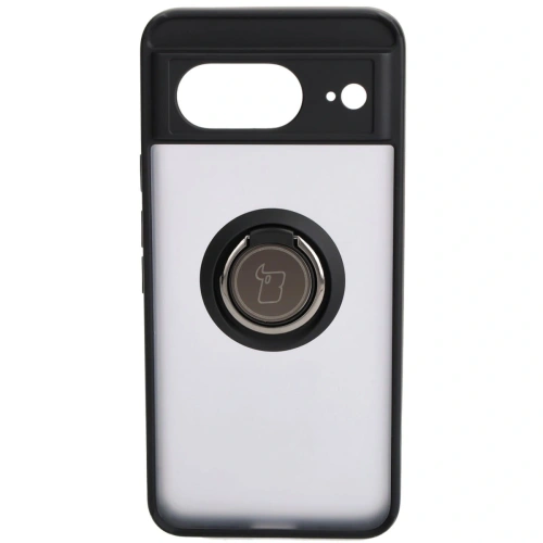 Kup Bizon Case Hybrid Ring Google Pixel 8 füstös fekete kerettel - BIZ3889 - {ean13} - Sklep Home Screen