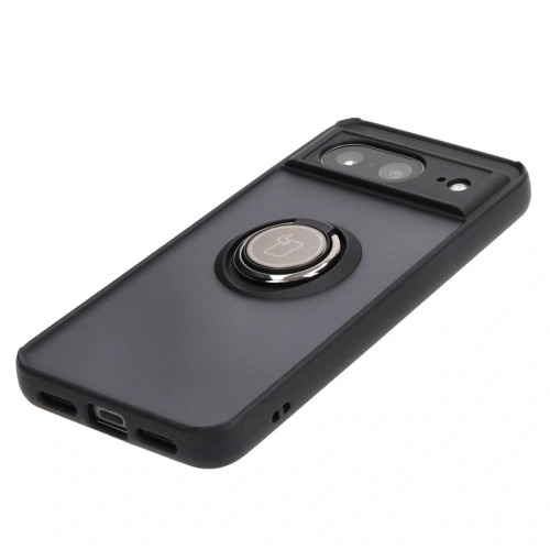 Kup Bizon Case Hybrid Ring Google Pixel 8 rauchig mit einem schwarzen Rahmen - BIZ3889 - {ean13} - Sklep Home Screen