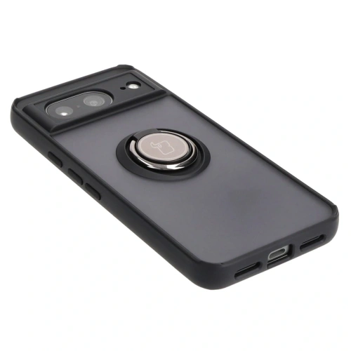 Kup Bizon Case Hybrid Ring Google Pixel 8 füstös fekete kerettel - BIZ3889 - {ean13} - Sklep Home Screen